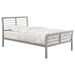 Coaster Cooper Metal Bed Silver Twin