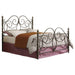 Coaster London Metal Scroll Bed Dark Bronze Queen