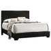 Coaster Conner Upholstered Panel Bed Black Full