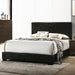 Coaster Conner Upholstered Panel Bed Black Twin