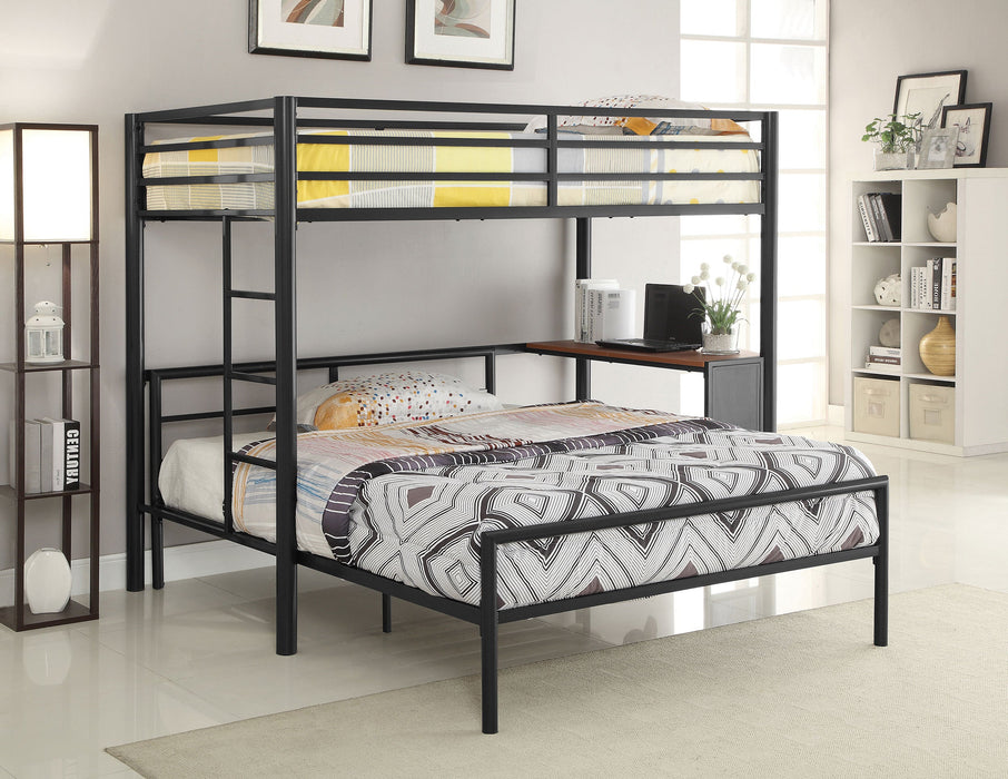 Coaster Fisher Twin Metal Bed Gunmetal Full