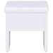 Coaster Harvey 2-piece Vanity Set with Lift-Top Stool White Default Title