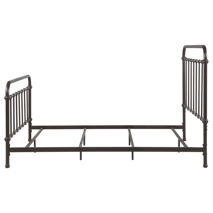 Coaster Livingston Panel Metal Bed Dark Bronze Twin