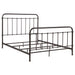 Coaster Livingston Panel Metal Bed Dark Bronze Cal King