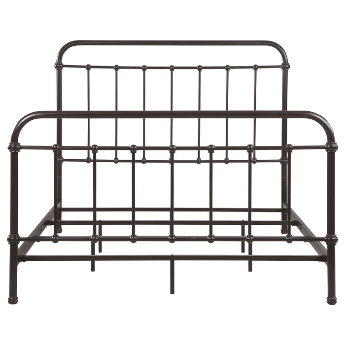 Coaster Livingston Panel Metal Bed Dark Bronze Twin