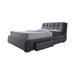 Coaster Fenbrook Tufted Upholstered Storage Bed Grey Cal King