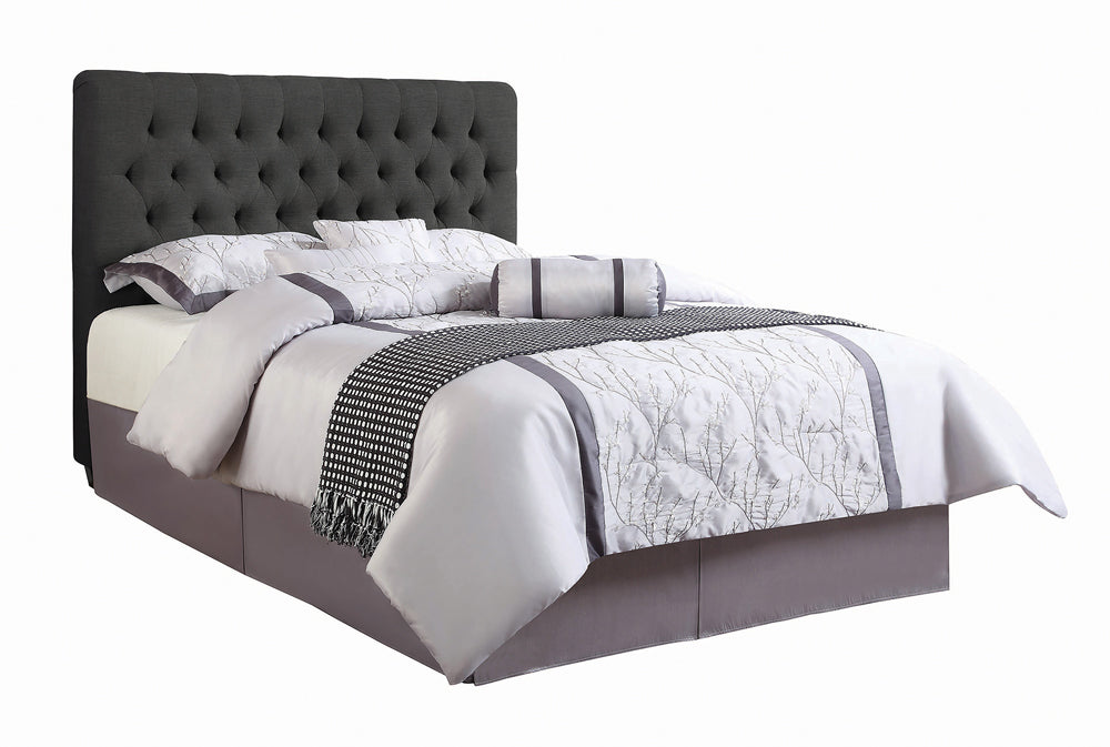 Coaster Chloe Tufted Upholstered Bed Charcoal Full