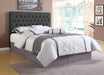 Coaster Chloe Tufted Upholstered Bed Charcoal Full