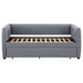 Coaster Brodie Upholstered Twin Daybed with Trundle Grey Default Title