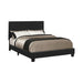 Coaster Mauve Bed Upholstered Black Queen