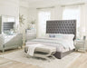 Coaster Camille Bedroom Set Grey and Metallic Mercury Eastern King Set of 5