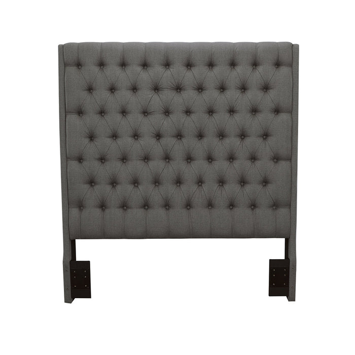 Coaster Camille Tall Tufted Headboard Grey Default Title