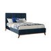 Coaster Charity Upholstered Bed Blue King