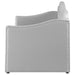 Coaster Elmore Upholstered Twin Daybed with Trundle Pearlescent Grey Default Title