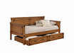 Coaster Oakdale Twin Daybed Rustic Honey Default Title