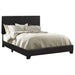 Coaster Dorian Upholstered Bed Black Cal King