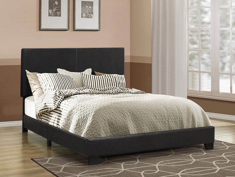 Coaster Dorian Upholstered Bed Black Twin