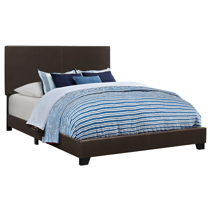 Coaster Dorian Upholstered Bed Brown Queen