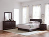 Coaster Dorian Bedroom Set Brown and Dark Cocoa Twin Set of 4