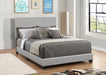 Coaster Dorian Upholstered Bed Grey Twin