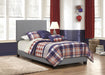 Coaster Dorian Upholstered Bed Grey Twin