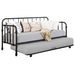 Coaster Livingston Daybed with Trundle Dark Bronze White