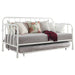 Coaster Livingston Daybed with Trundle Dark Bronze White