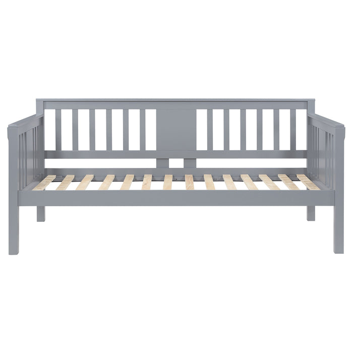 Coaster Bethany Wood Twin Daybed with Drop-down Tables White Grey