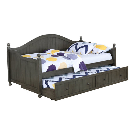 Coaster Julie Ann Twin Daybed with Trundle Warm Grey Default Title