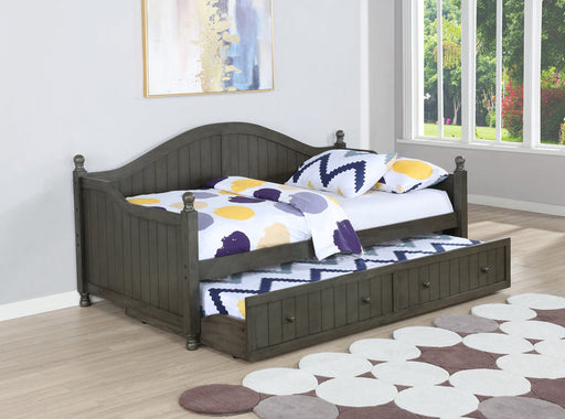 Coaster Julie Ann Twin Daybed with Trundle Warm Grey Default Title