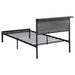 Coaster Ricky Platform Bed Grey and Black Twin