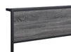 Coaster Ricky Platform Bed Grey and Black Twin