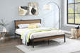 Coaster Ricky Platform Bed Light Oak and Black Twin