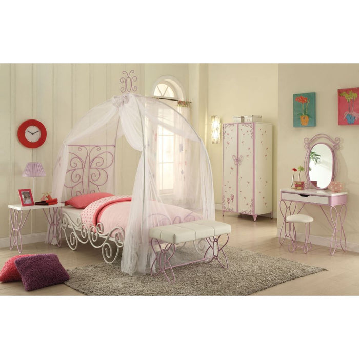 Priya II Upholstered Bed with Canopy