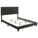 Coaster Mapes Tufted Upholstered Bed Charcoal Full