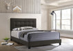 Coaster Mapes Tufted Upholstered Bed Charcoal Twin