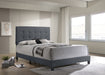 Coaster Mapes Tufted Upholstered Bed Grey Full