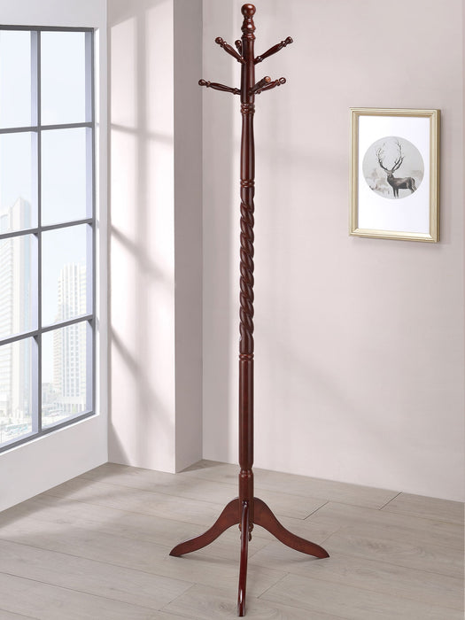 Coaster Riona 2-tier Coat Rack Merlot