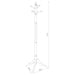 Coaster Riona 2-tier Coat Rack Merlot