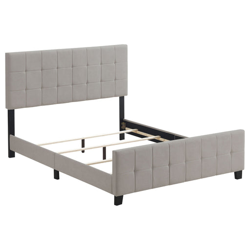 Coaster Fairfield Upholstered Panel Bed Beige Eastern King