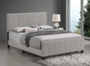 Coaster Fairfield Upholstered Panel Bed Beige Eastern King