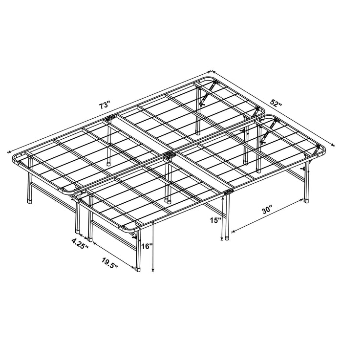 Coaster Mabel Mattress Support Black Twin