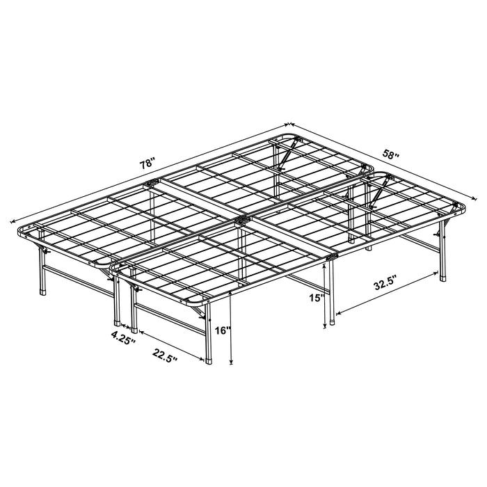 Coaster Mabel Mattress Support Black Twin