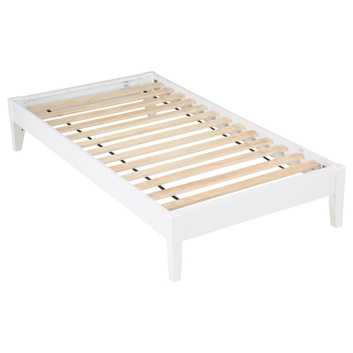 Coaster Hounslow Platform Bed White Twin