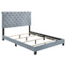 Coaster Warner Upholstered Bed Slate Blue King