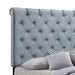 Coaster Warner Upholstered Bed Slate Blue King