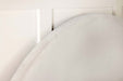 Coaster June Upholstered Arched / Full Headboard Ivory Default Title