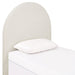 Coaster June Upholstered Arched Twin Headboard Ivory Default Title