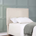 Coaster Izzy Upholstered Headboard Sand Twin