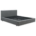 Coaster Gregory Upholstered Platform Bed Graphite Full